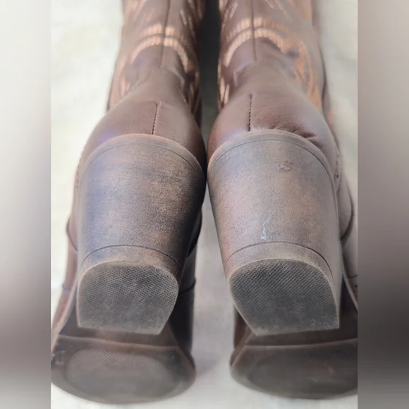 Brown Cowgirl Boots - Picture 8 of 16